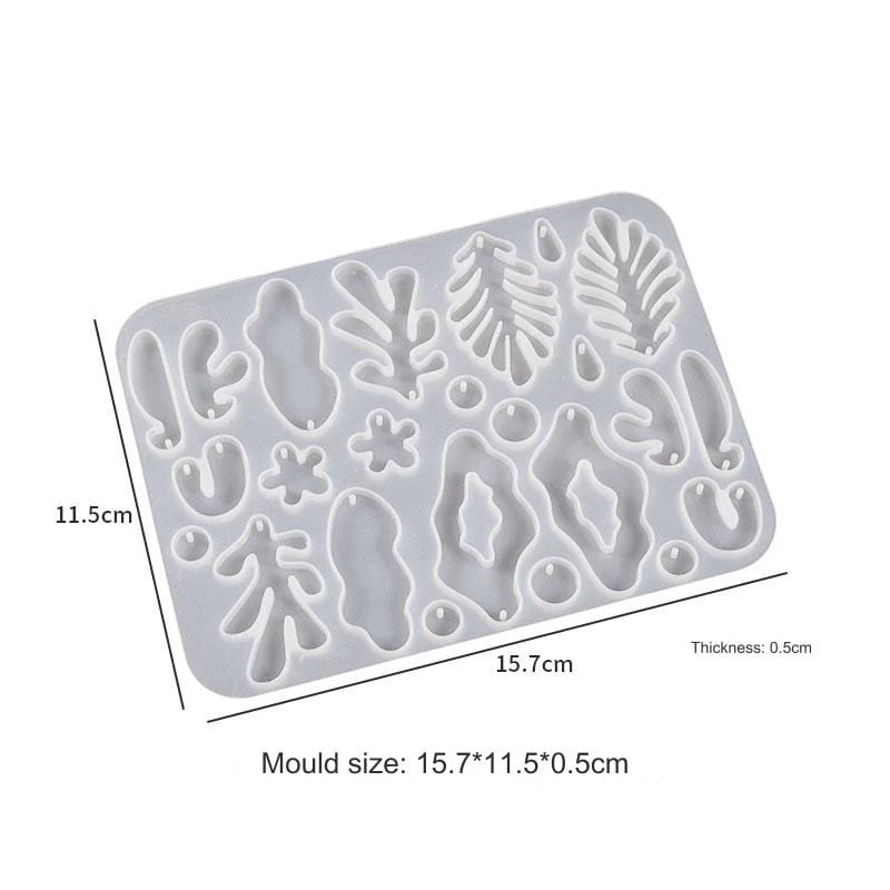 24 cavity jewellery keychain mould