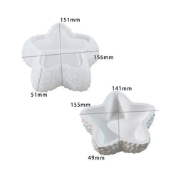 starfish candle bowl mould