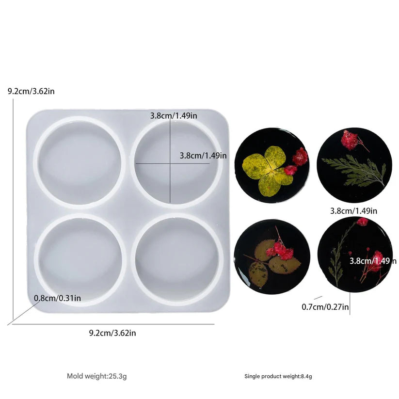 4 ROUND SHAPE POP SOCKET MOULD