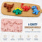 6-Cavity Dinosaur Silicone Mould for Concrecast Art – 27.2 × 16.5 CM | Assorted Dinosaur Designs