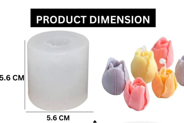 Tulip Flower Candle Mould