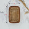 Rectangle Boat Shape Wooden Bowl Candle Container