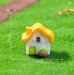Miniature house for fairy garden resin art dollhouse DIY miniature craft decoration India